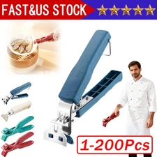 Non-slip Hot Bowl Gripper Anti Scald Bowl Tongs Household Plate Clamp Pan Lot