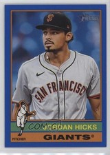 2025 Topps Heritage Dark Blue Border Jordan Hicks #100 1a7j