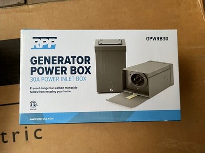 RPP GPWRB30  30A Generator Power Inlet Box NEW