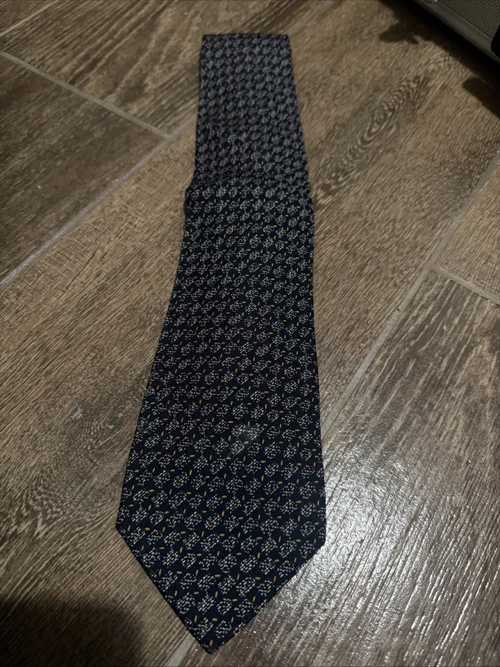 Corbata Blue Coach 100 % seda Foto 2 de 3