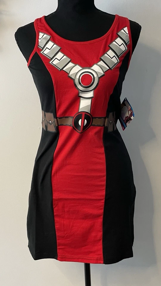 Женские классические Deadpool 2 бак платье костюм размер маленький новый с Ярлыками - Изображение 2 из 4