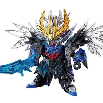 Gundam Super Deformed SD Cross Silhouette Model Kit Sangoku Sockets Cao Cao Wing