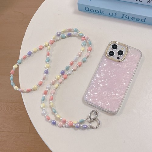 32cm/120cm Crossbody Phone Chain Candy Color Anti Loss Hanging Rope Bag - Photo 8 sur 11