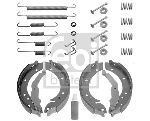 Hinterachse Febi Bilstein 30594 Bremsbackensatz FüR Bmw-image