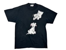 Vintage 90s Disney 101 Dalmatians 2 Sided Single Stitch T Shirt USA Made