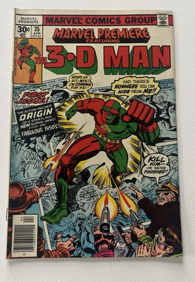 Marvel Premiere #35 Featuring The 3-D Man comic book