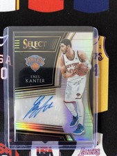 2018-19 PANINI SELECT BASKETBALL ENES KANTER Freedom NY KNICKS AUTO ON CARD /199