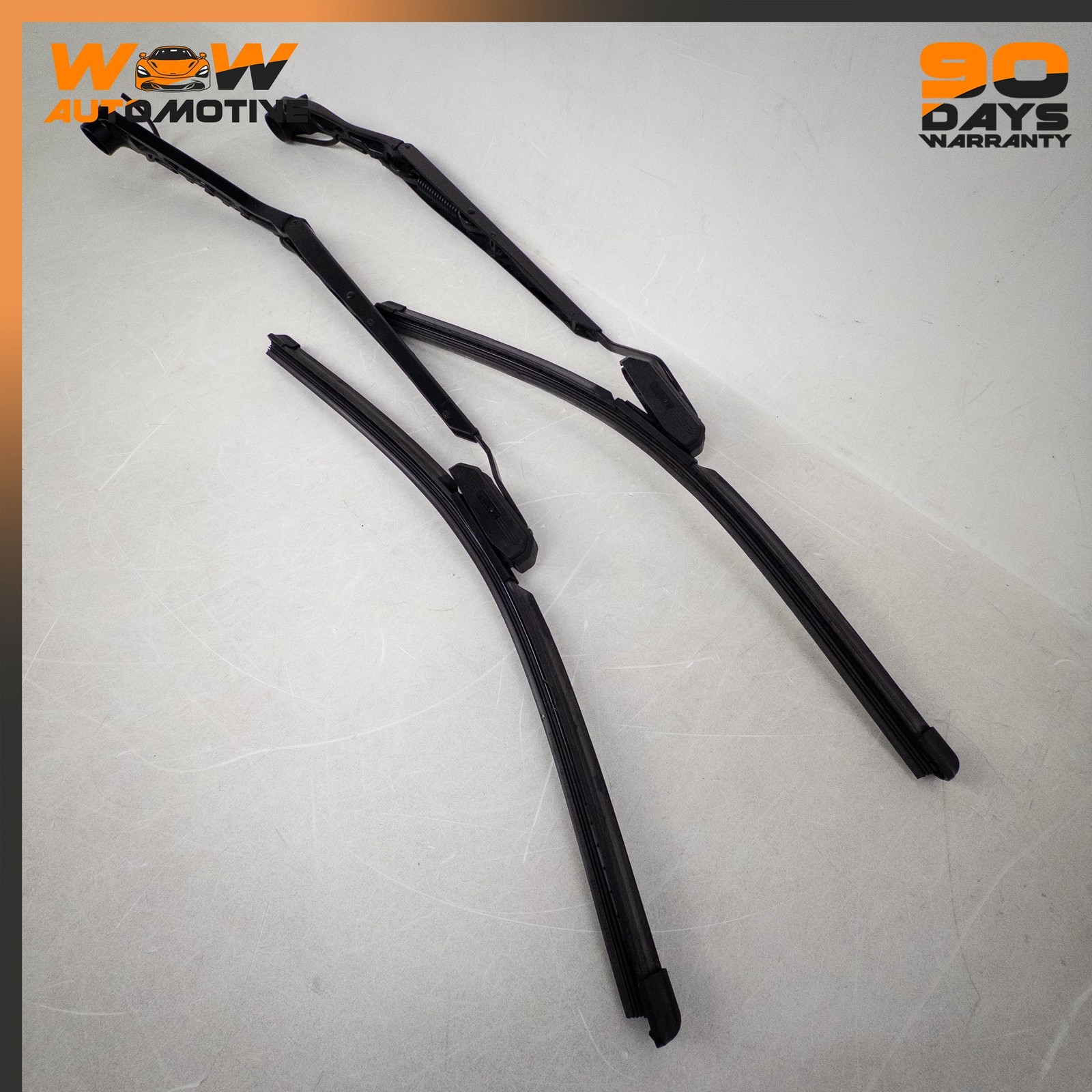05-13 CHEVROLET CORVETTE C6 FRONT LEFT RIGHT WINDSHIELD WIPER ARM BLADE OEM