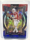 2024 Select Drake Maye Concourse Red Blue Prizm Shock #28 Patriots RC
