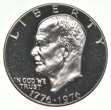 1976-S Eisenhower Dollar 40% SILVER - PROOF Cameo
