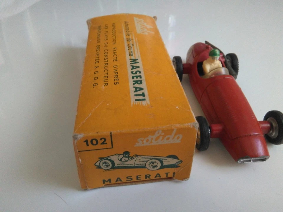 solido serie 100. Maserati 250.réf 102. boite. - Photo 3/4