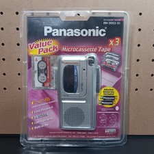 Panasonic RN-3053 Handheld MicroCassette Tape Voice Activated Recorder Cassette
