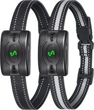 2 Pack Rechargeable Dog Bark Collar, Anti Barking Collar with 5 Sensitivity