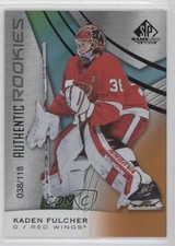 2019 SP Game Used Authentic Rookies Orange Rainbow 38/118 Kaden Fulcher #165 0ad