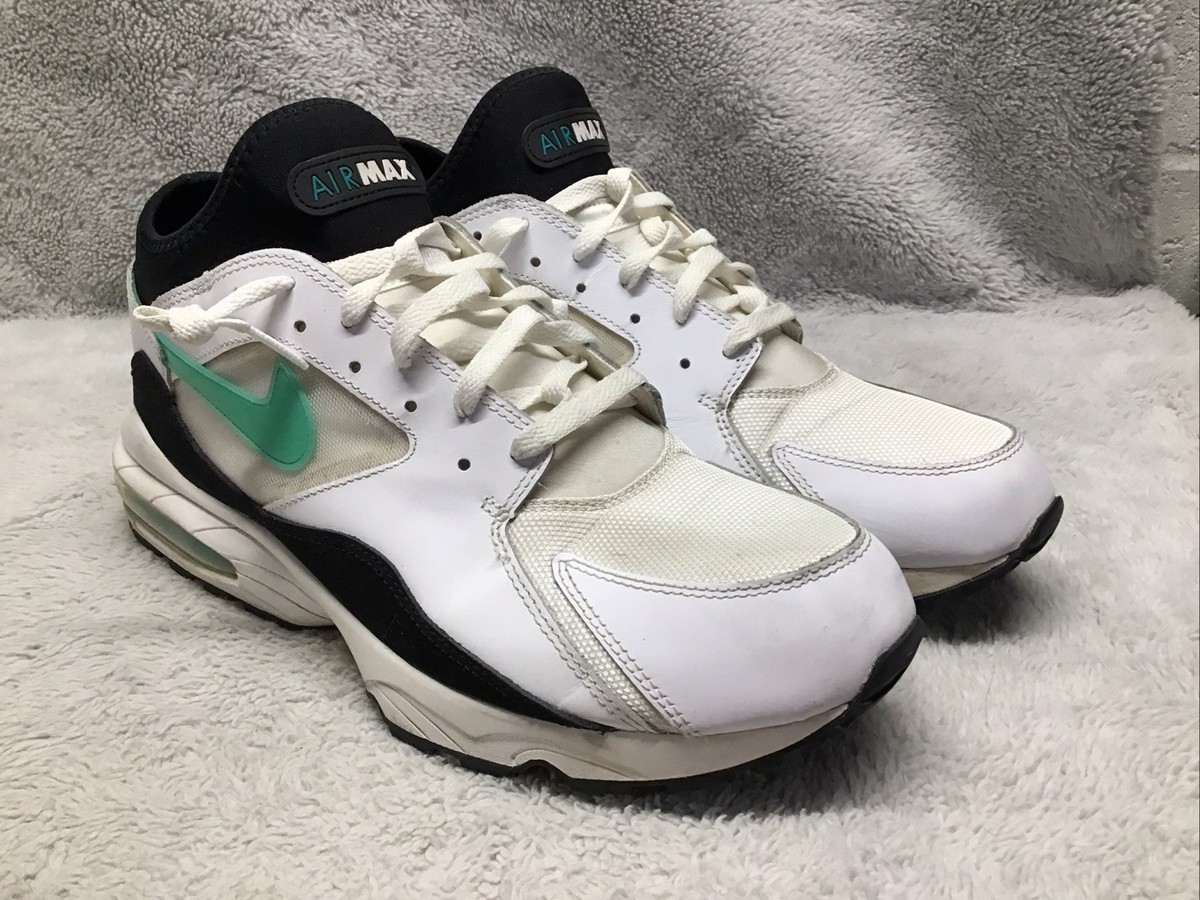 Nike Air Max 93 Dusty Cactus White Black Suede Leather Men's 13