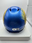 Kyren Williams Rams Signed Mini Helmet Yellow Ink Beckett COA — photo 5