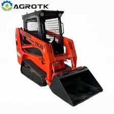 CFG Mini Skid Steer Track Loader 27HP Diesel Kubota Engine 1.4Ton Crawler Loader