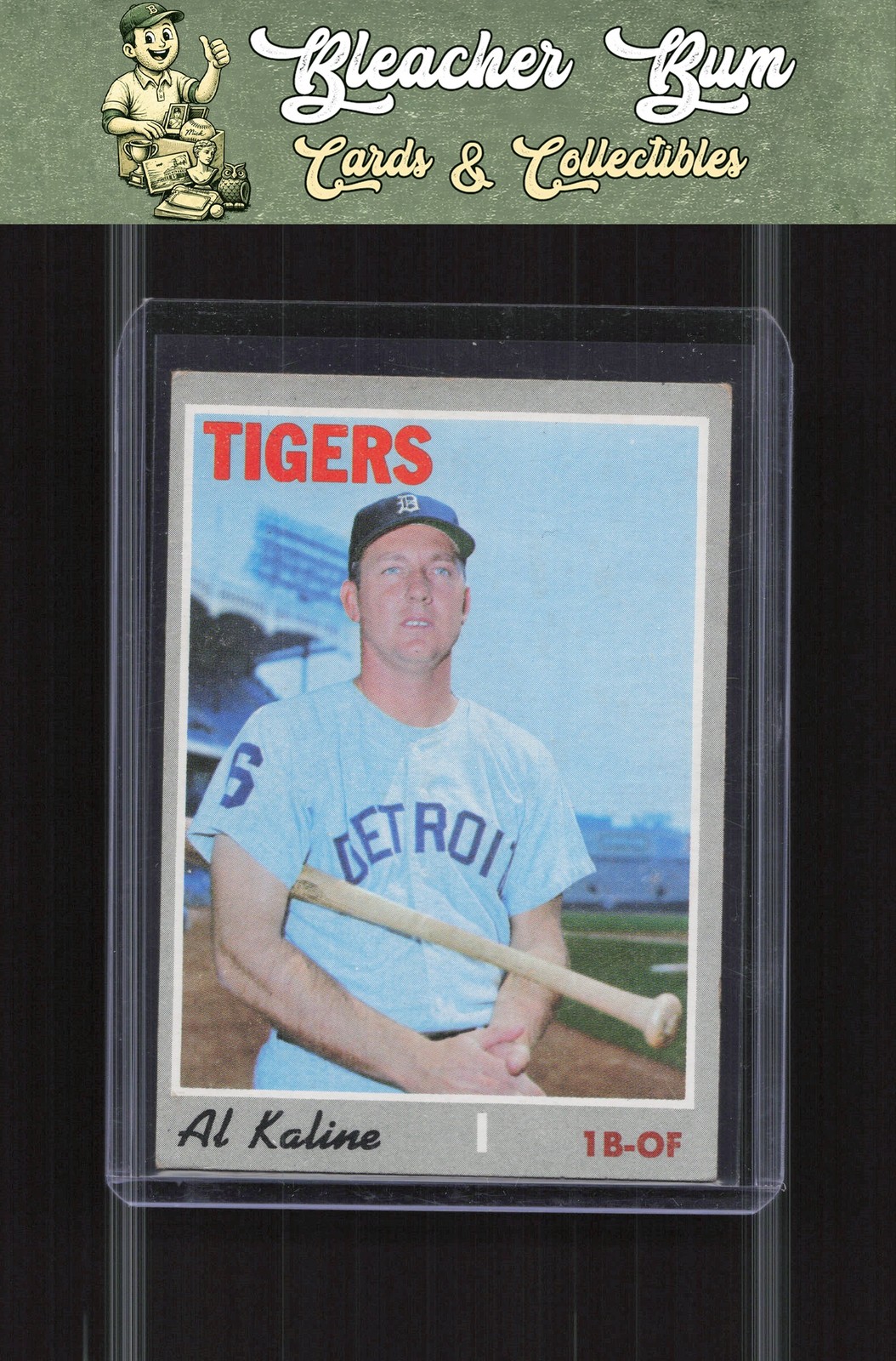 1970 Topps 640 Al Kaline High # SP Stain