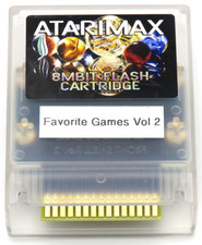 Atarimax 800XL 8mbit Flash Cartridge 52 Atari Games NTSC Vol 2