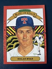 1990 Donruss Baseball Nolan Ryan King Of Kings Wrong Back Error #659