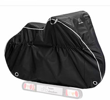 TeamObsidian Bike Cover Fahrradabdeckung XXL für 1–3 Fahrräder Schwarz