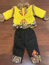 Traditional winter children's clothing with Chinese elements