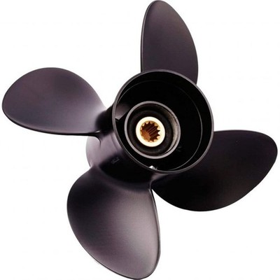 Yamaha Mercury Mariner 20-25-30HP RH Propeller AL 10x14 Amita 4 Solas 3213-100-1