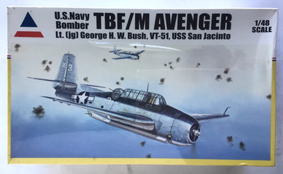 Accurate Miniatures 480120 TBF/M Avenger Lt George H Bush 1/48 MIB Shrinkwrapped
