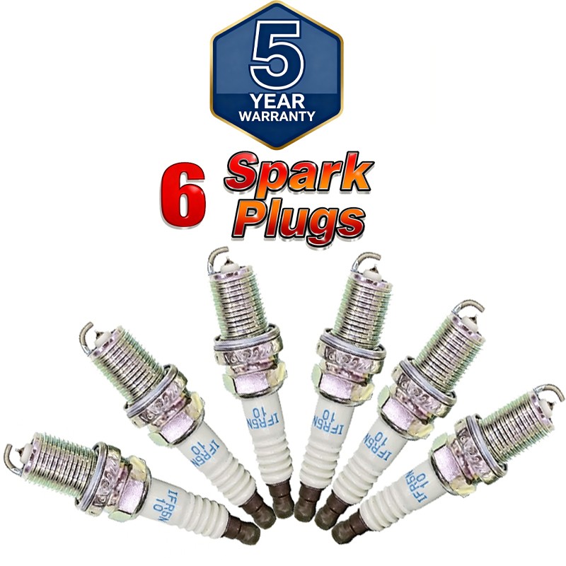 NGK Spark Plugs Set of 6 LR005253 2006-2009 Land Range Rover 4.4L 4.2L V8