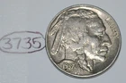 United States 1937 Buffalo Nickel USA  5 Cents Coin Lot #3735