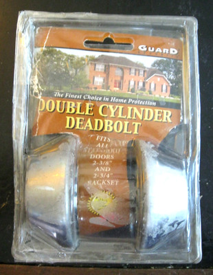 Guard 291hdpb Double Dbl Cylinder Deadbolt Fits All Standard Doors New Other