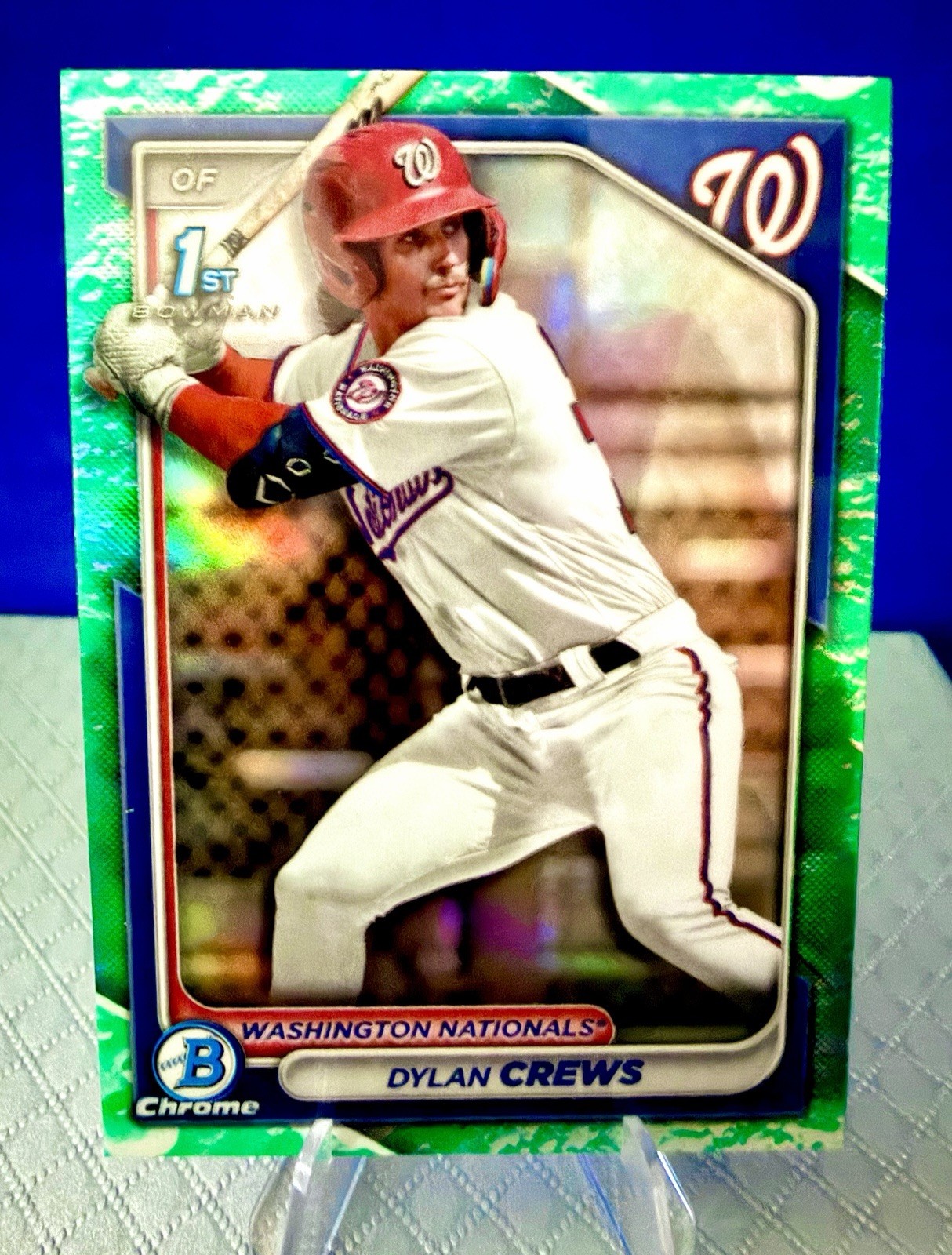 2024 Bowman - Chrome Prospects Dylan Crews #BCP-23 Lunar Glow Refractor (RC)