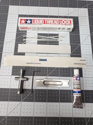 Tamiya KnightHauler 56316 ool Bag Thread Lock Ceramic Grease Zip Ties Semi 1/14