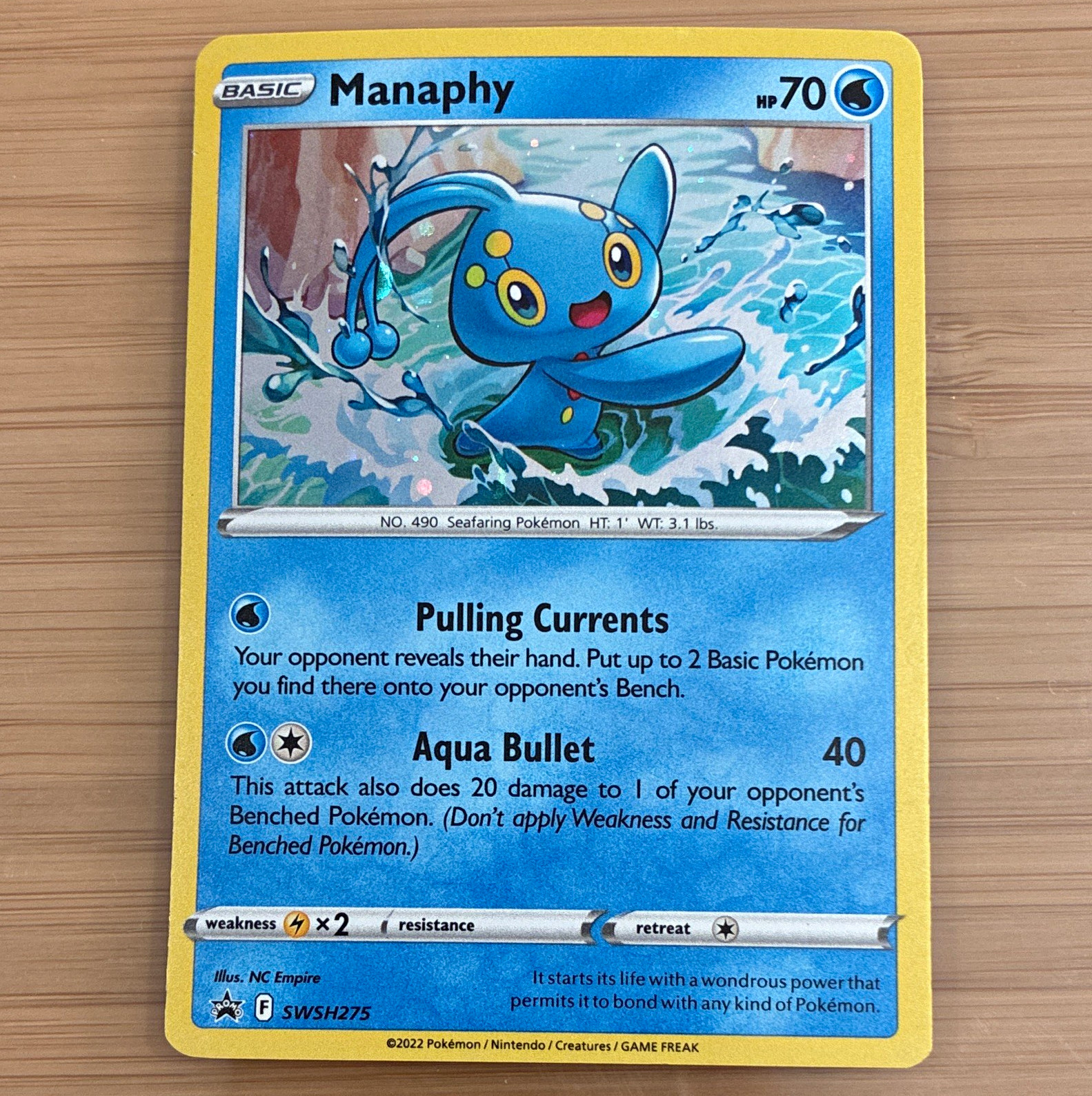 The Pokemon Company Manaphy - SWSH Sword & Shield Promos SWSH275 Holo English