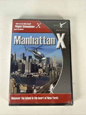 Flight Simulator X Manhattan New York Scenery PC Game Add On FSX & FS2004