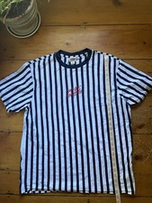 Vintage Guess Originals Mens T-Shirt Size Large Embroidered Striped