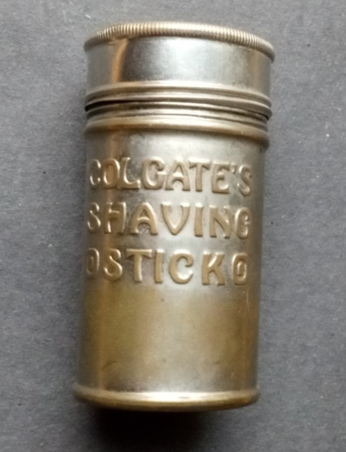Vintage Colgate's Shaving Stick Tin Container - Empty