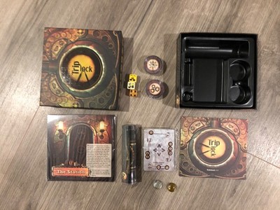 Trip Lock board game Carlson Chip Theory  (some components are still sealed)