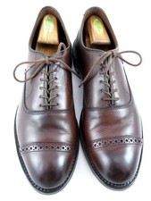 Allen Edmonds "Fifth Avenue" Cap-Toe Oxfords 11.5 D Mahogany Made in USA(674N)