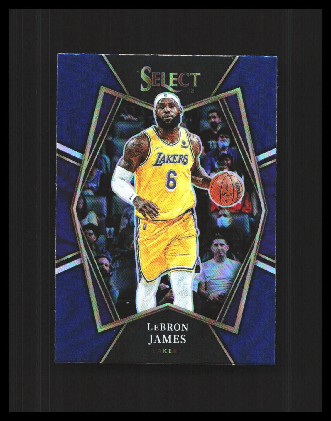 2021-22 LeBron James Panini Select Silver Prizm #195 Los Angeles Lakers