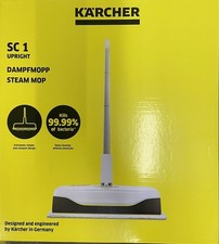 Kärcher SC 1 Upright Steam Mop up to 30 second heat Time 1300 W-Brand New White