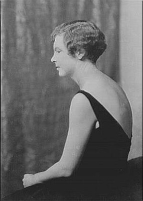 Photo:Mrs. L.A. Steers Portrait Photograph 1929 Profile Study