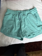 Athleta Girl Blue Print Athletic Shorts Size XL 14