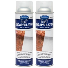 Eastwood White Rust Encapsulator 15 oz. Aerosol Spray Paint Prevents Rust 2 Pack