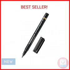 STAEDTLER Pack Of 3 Lumocolor Permanent Marker PensSpecial 319F Fine Tip - Black