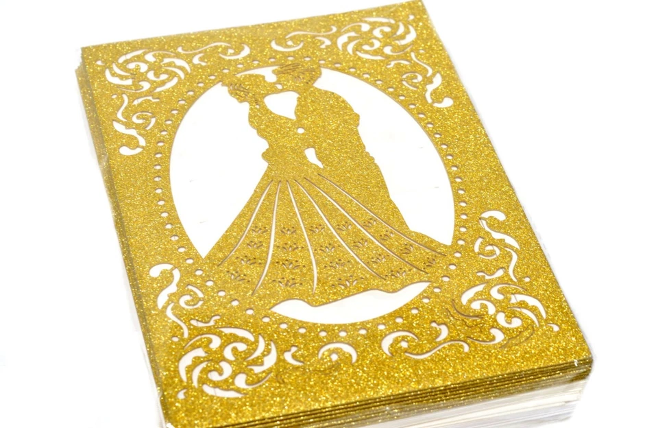 Invitaciones de boda cortadas con láser 24 piezas. Foto 2 de 4