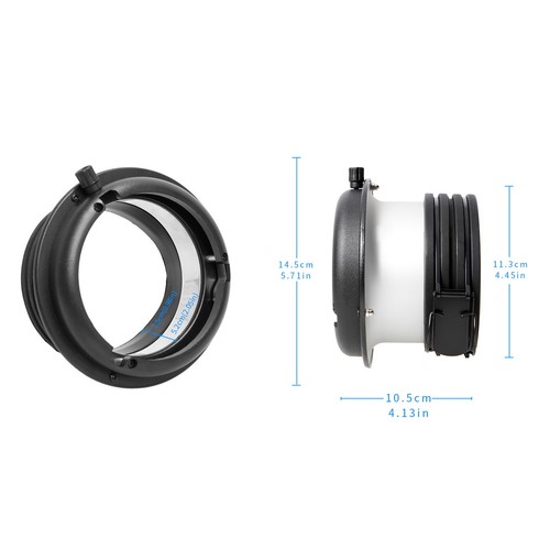 Profoto To Bowens Mount Flash Strobe Light Adapter Speedring Convertor Diffuser - Picture 4 of 7