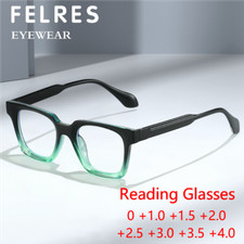 Unisex Oval Reading Glasses Blue Light Blocking Fashion Presbyopic Readers New