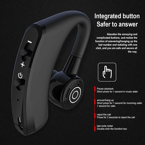 Auriculares inalámbricos Bluetooth auriculares con cancelación de ruido conductor camionero - Imagen 19 de 24