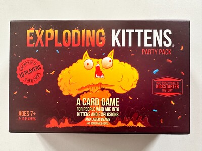 Exploding Kittens Party Pack Kartenspiel 2-10 Spieler 7+ Jahre Deutsch